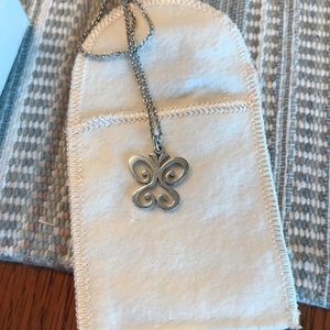 James Avery butterfly charm necklace